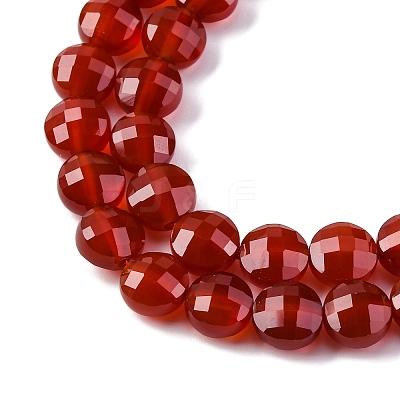 Natural Carnelian(Dyed & Heated) Beads Strands G-C179-A29-03-1
