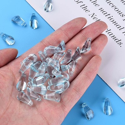 Transparent Acrylic Pendants MACR-S373-111-B-1