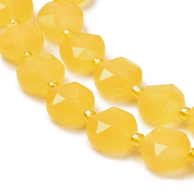 Dyed Natural White Jade Beads Strands G-C116-A181-01A-1