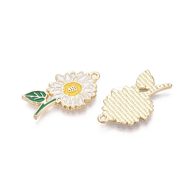 Alloy Enamel Pendants ENAM-T024-32A-G-1