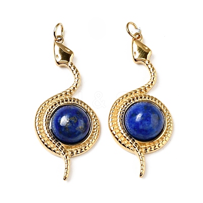Natural Lapis Lazuli Pendants G-E088-05G-01-1