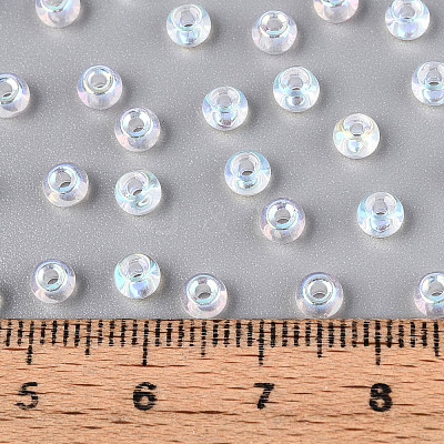 6/0 Half Plated Glass Beads SEED-N008-04G-1