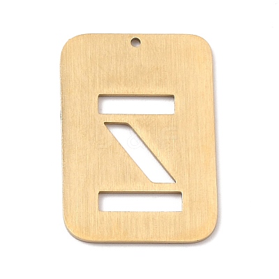 Ion Plating(IP) 304 Stainless Steel Pendants STAS-K216-49Z-G-1