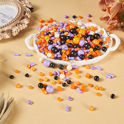 227Pcs Glass Seed Beads SEED-TA0001-58D-1