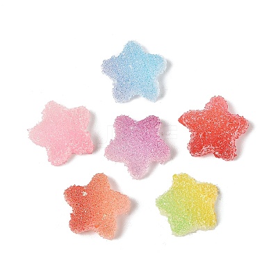 Imitation Candy Food Style Resin Cabochons RESI-R461-02A-1