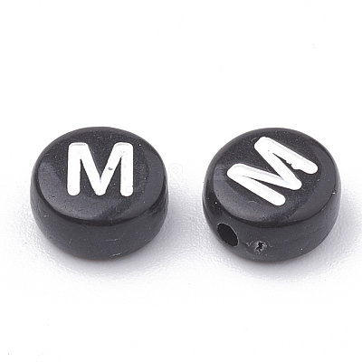 Opaque Acrylic Beads X-SACR-N002-02M-1
