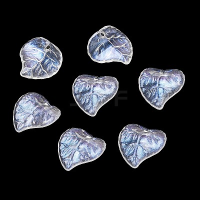 Transparent Acrylic with Glitter Pendants OACR-C016-21-1