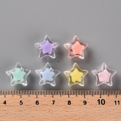 Transparent Acrylic Beads TACR-S152-02A-1