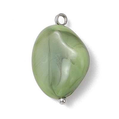 Acrylic Pendants PALLOY-JF04232-02-1