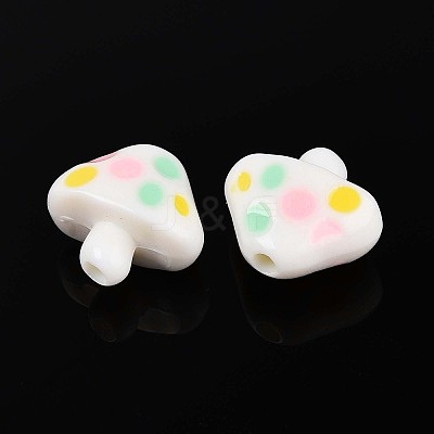 Opaque Acrylic Beads OACR-N152-10B-1