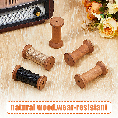 Wooden Empty Spools for Wire WOOD-WH0034-88-1