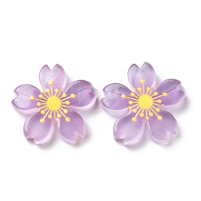 Luminous Resin Cabochons RESI-G030-01A-1
