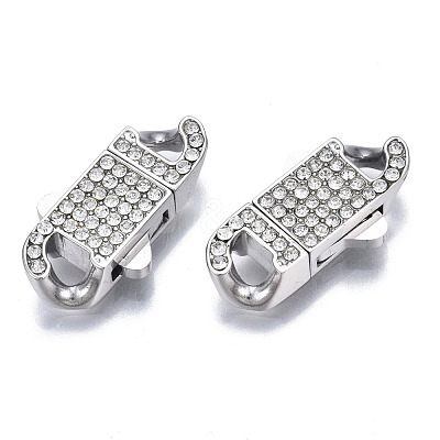 304 Stainless Steel Box Clasps STAS-N087-35A-01P-1