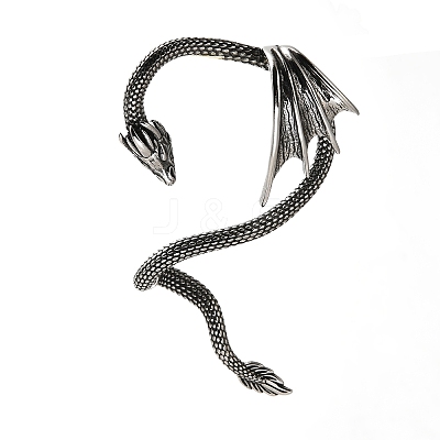 316 Surgical Stainless Steel Cuff Earrings EJEW-E300-01AS-08-1
