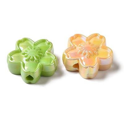 UV Plating Acrylic Beads MACR-A010-06-1
