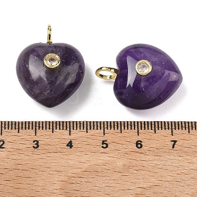 Natural Amethyst Pendants G-B180-03G-07-1