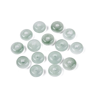 Baking Paint Imitation Jade Glass Beads GL-N006-01A-13-1