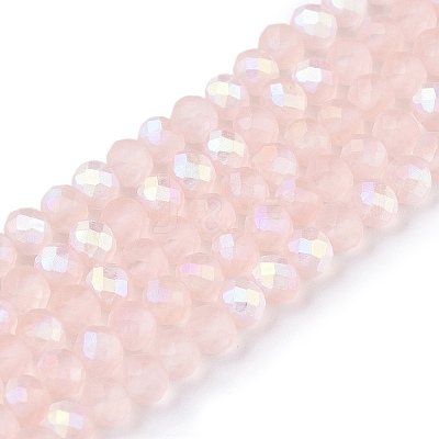 Transparent Glass Beads Strands EGLA-A044-T3mm-MB22-1