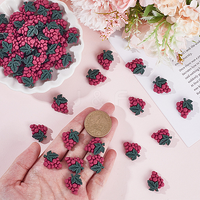 100Pcs Autumn Theme Resin Decoden Cabochons CRES-SC0002-96-1