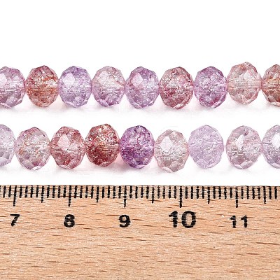 Transparent Glass Beads Strands X-GLAA-T023-4mm-A03-1