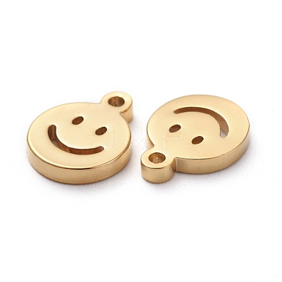 Ion Plating(IP) 304 Stainless Steel Charms STAS-G215-03G-1