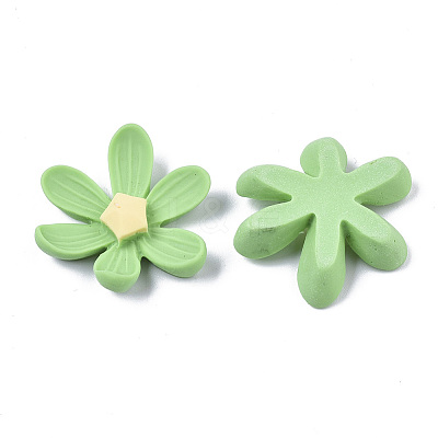Opaque Resin Cabochons CRES-T022-16B-1