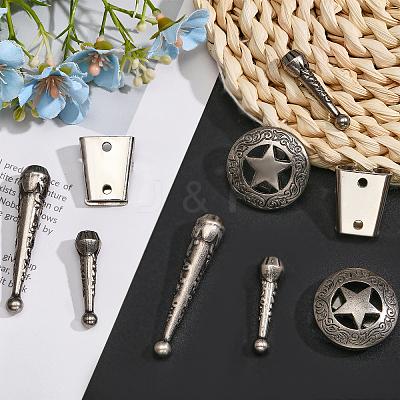 DIY Bolo Tie Jewelry Making Finding Kit DIY-CA0005-42AS-1