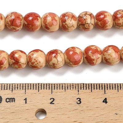 Synthetic Turquoise Beads Strands TURQ-F019-03A-1