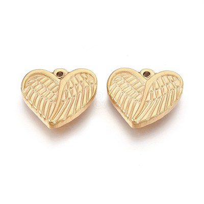 304 Stainless Steel Pendants STAS-E454-09G-1
