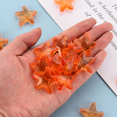 Transparent Acrylic Beads TACR-S154-58B-921-1