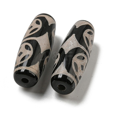 Tibetan Style dZi Beads Strands G-P526-B04-1