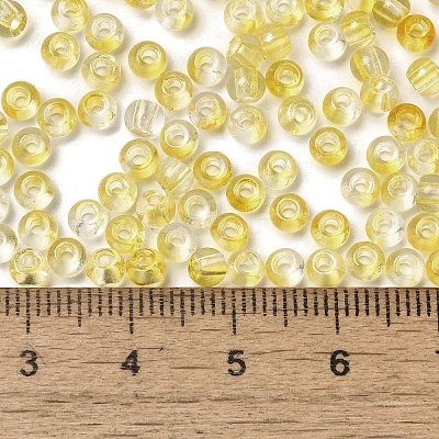 Transparent Colours Glass Round Beads SEED-F006-05A-09-1