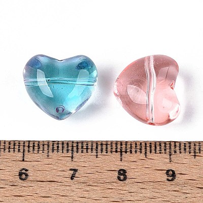 Transparent Glass Beads GLAA-T025-23-1
