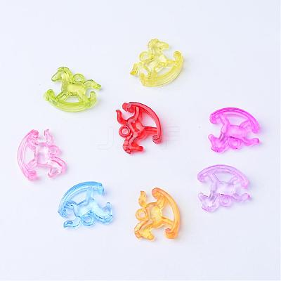 Transparent Acrylic Pendants TACR-S132-20-1