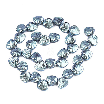 ABS Plastic Imitation Pearl Beads Strands KY-N015-01B-1