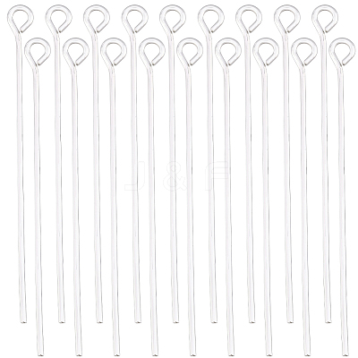 100Pcs Brass Eye Pins KK-BBC0024-76E-1