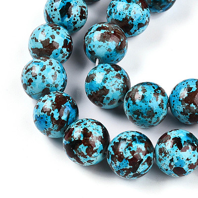 Synthetic Turquoise Beads Strands TURQ-T004-08A-10-1