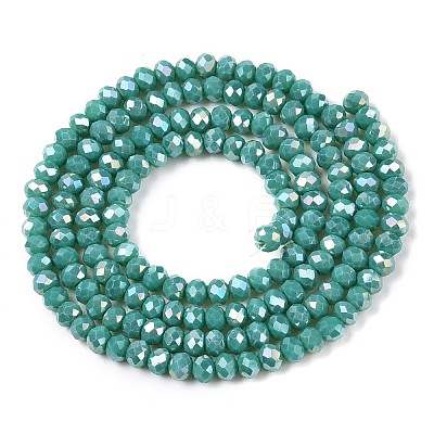 Electroplate Glass Beads Strands LS-EGLA-A044-P2mm-B31-1