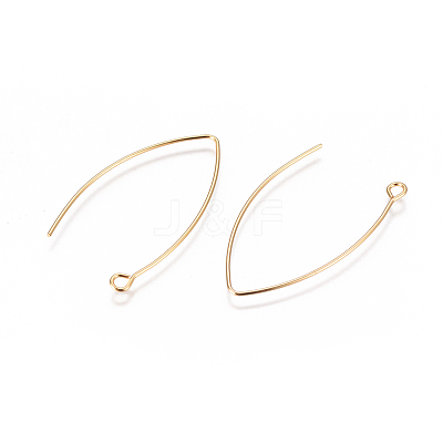 PVD Vacuum Plating 304 Stainless Steel Earring Hooks STAS-I120-23B-G-1