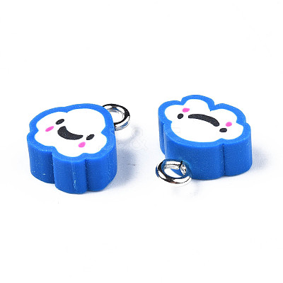 Handmade Polymer Clay Charms LS-CLAY-N006-37B-01B-1