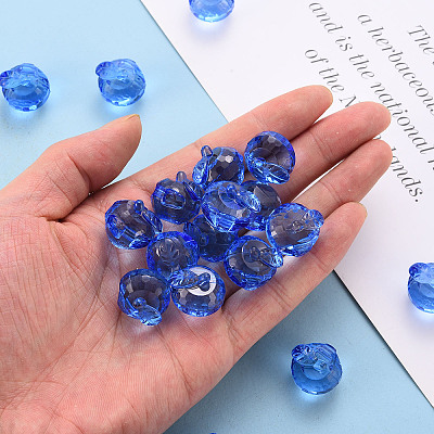Transparent Acrylic Pendants LS-TACR-T024-05B-940-1