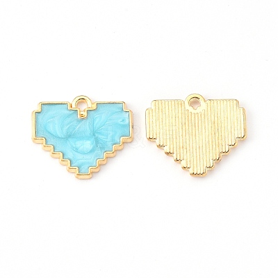 Alloy Enamel European Dangle Charms PALLOY-YW012-01-1