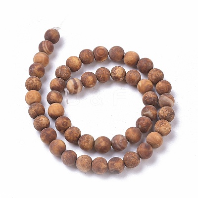 Natural Agate Beads Strands TDZI-G012-47A-1