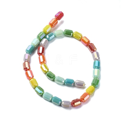 Electroplate Glass Beads Strands EGLA-C004-07-1