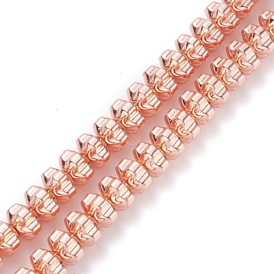 Non-magnetic Synthetic Hematite Beads Strands G-H270-02RG-1