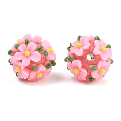 Handmade Polymer Clay Beads CLAY-H009-02A-1