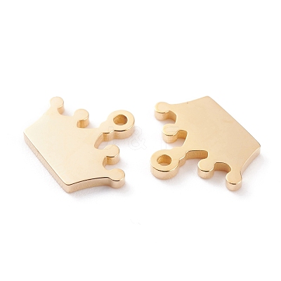 Ion Plating(IP) 304 Stainless Steel Charms STAS-Y002-10G-1