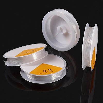 4 Rolls Round Crystal Elastic Stretch Thread EW-TA0001-10B-1