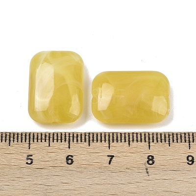 Opaque Acrylic Beads MACR-C037-06G-1