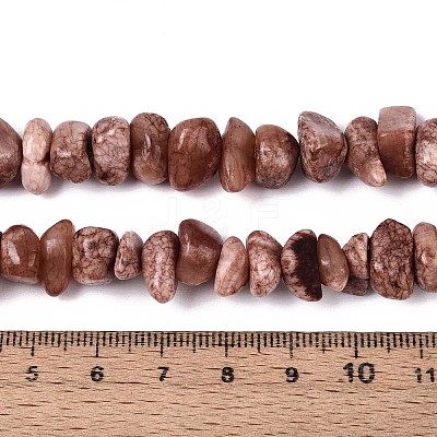 Dyed Natural Yellow Jade Beads Strands G-ZX005-13I-1